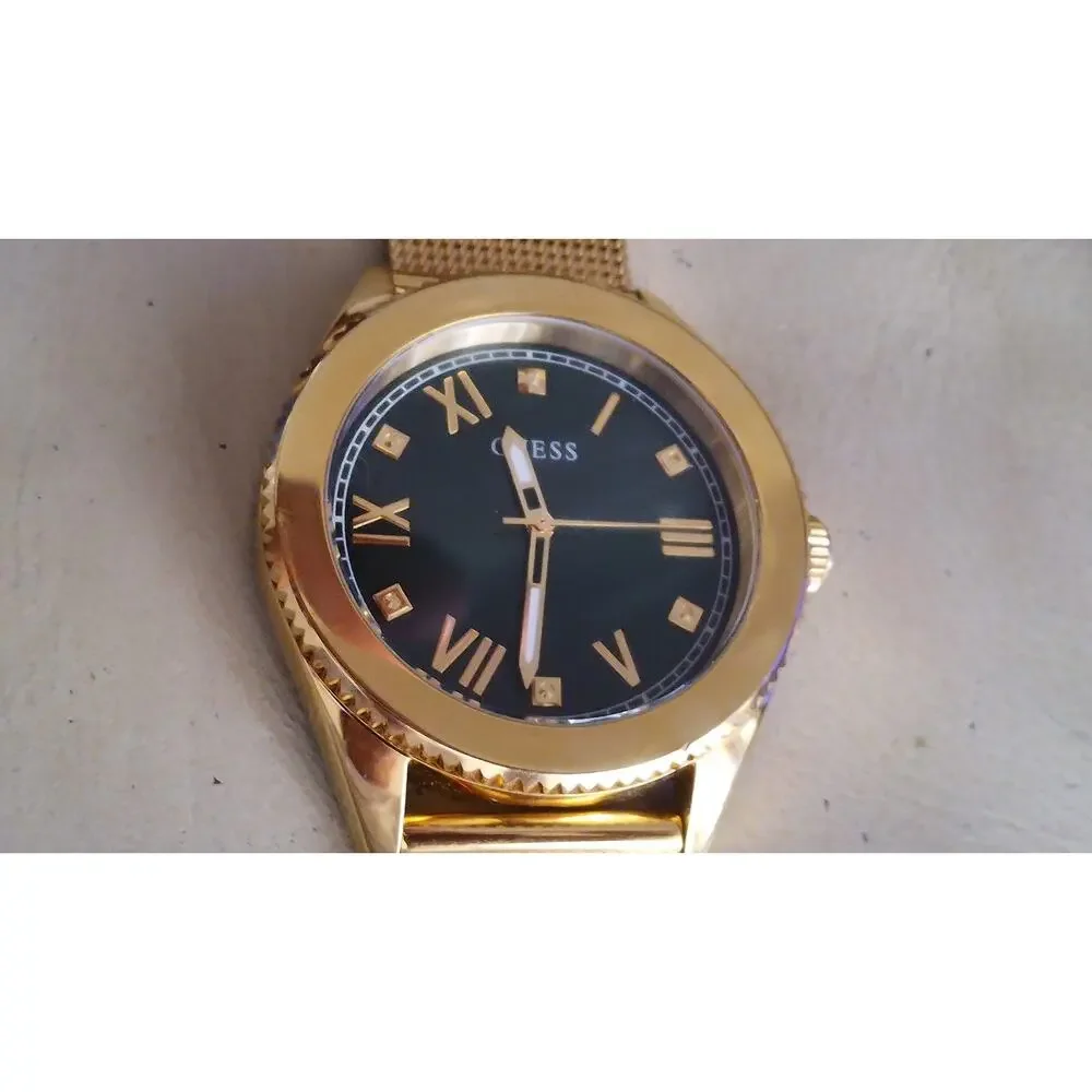 Guess Men’s Watch Stainless Steel‎ Quartz Diamond Accent Analog Wristwatch